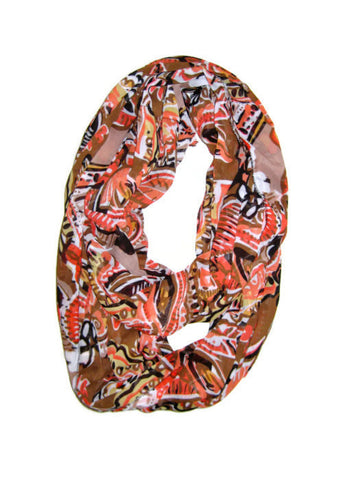 Beautiful tribal print  chiffon scarf.